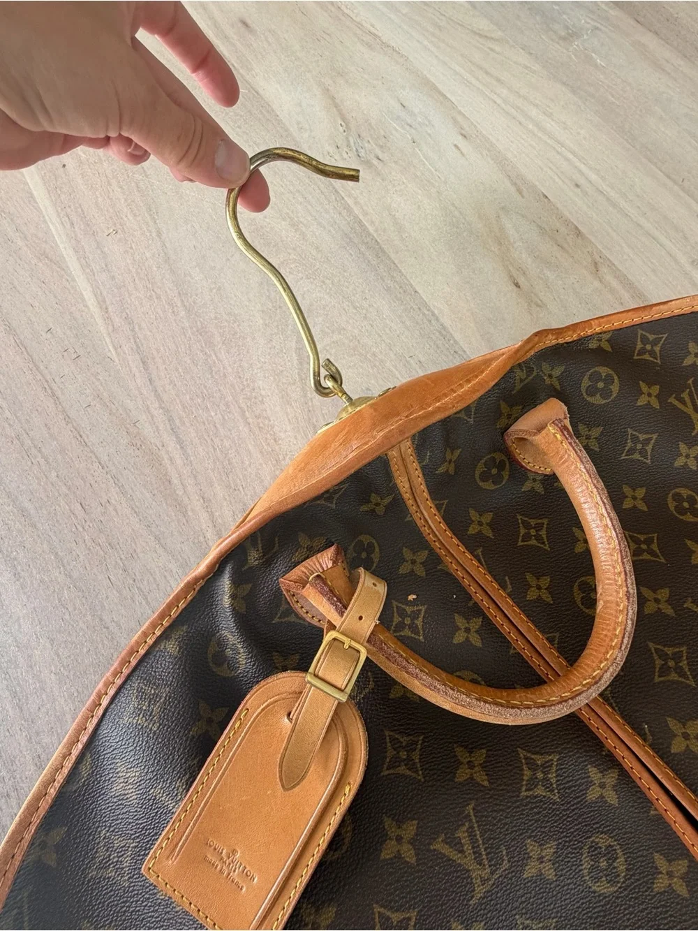 Louis Vuitton VINTAGE Garment Bag Big Monogram / Garment Carrier AUTHENTIC